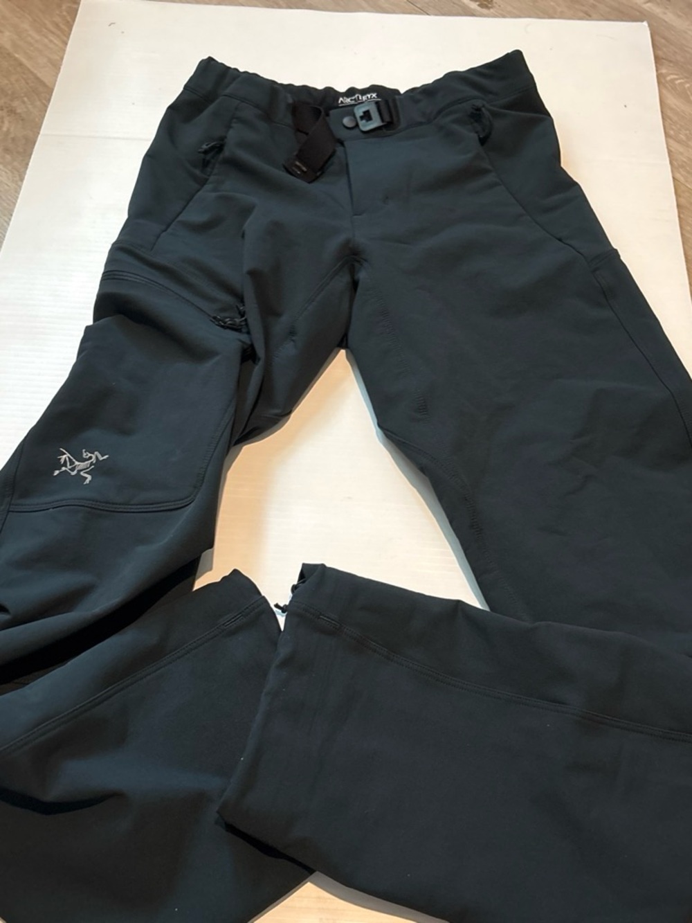 Arc'teryx Black Women's Softshell Joggers with Integrated Belt